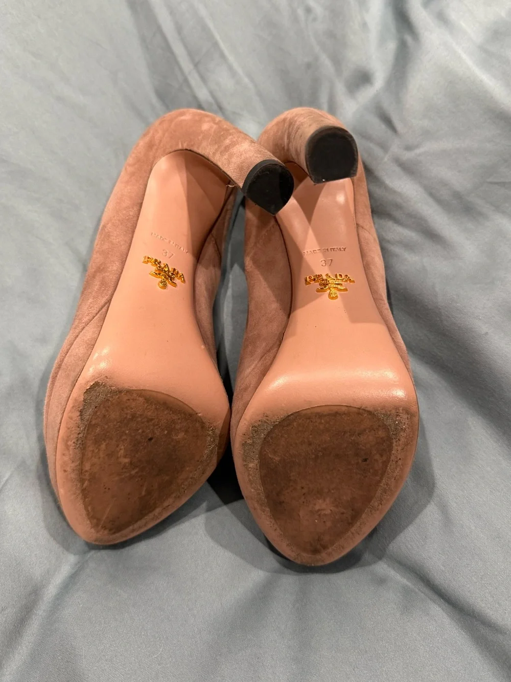 Mauve Prada Peep Toe - Picture 6 of 7